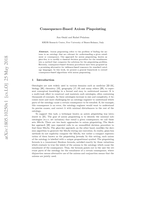 Consequence-Based Axiom Pinpointing