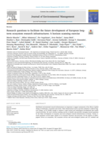 Research questions to facilitate the future development of European long-term ecosystem research infrastructures: A horizon scanning exercise