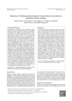 Reactions of Alpine grassland species in agricultural ecosystems to predicted climate changes