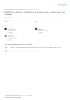 Neighbourhood matters: implications of canopy structure on plant water-use strategies