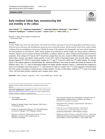 Early medieval Italian Alps: reconstructing diet and mobility in the valleys