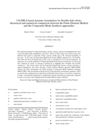 3-D erls based dynamic formulation for flexible-link robots: Theoretical and numerical comparison between the finite element method and the component mode synthesis approaches