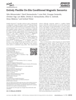 Entirely Flexible On-Site Conditioned Magnetic Sensorics