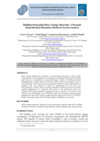 Building Integrating Phase Change Materials: A Dynamic Hygrothermal Simulation Model for System Analysis