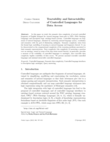 Tractability and intractability of controlled languages for data access