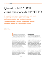 Quando il rinnovo è una questione di rispetto