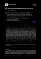 Use of autochthonous lactobacilli to increase the safety of Zgougou