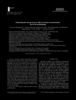 Estimating the storage term in eddy covariance measurements: The ICOS methodology