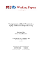 Unemployment and debt dynamics in a highly indebted small open economy