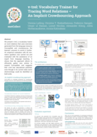 v-trel: Vocabulary Trainer for Tracing Word Relations - An Implicit Crowdsourcing Approach