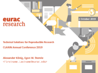 Technical Solutions for Reproducible Research