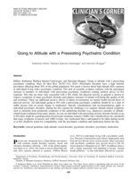 Going to Altitude with a Preexisting Psychiatric Condition