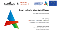 Smart Living in Mountain Villages