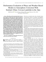 Performance Evaluation of Phase and Weather-Based Models in Atmospheric Correction With Sentinel-1Data: Corvara Landslide in the Alps