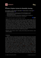 Wireless Chipless System for Humidity Sensing
