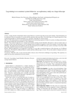 Log mining to re-construct system behavior: an exploratory study on a large telescope system