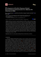 Development of Flexible Dispense-Printed Electrochemical Immunosensor for Aflatoxin M1 Detection in Milk