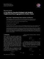 A cost-effective smoothed multigrid with modified neighborhood-based aggregation for Markov chains