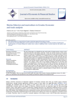 Marine fisheries and mariculture in Croatia: economic and trade analysis