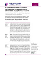 Um estudo exploratório da tendência "anti-obesidade" entre professores e estudantes de educação física italianos = An exploratory study of the "anti-obesity" trend among italian physical education teachers and students