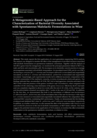 A Metagenomic-Based Approach for the Characterization of Bacterial Diversity Associated with Spontaneous Malolactic Fermentations in Wine
