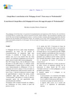 Il contributo di Giorgio Bocca alla Pedagogia del lavoro: Dai saggi alle pagine di Professionalità