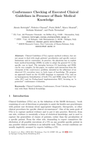 Conformance checking of executed clinical guidelines in presence of basic medical knowledge