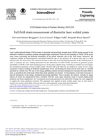 Full Field Strain Measurement of Dissimilar Laser Welded Joints
