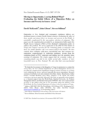 Moving to opportunity, leaving behind what? Evaluating the initial effects of a migration policy on incomes and poverty in source areas