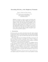 Extending DL-LiteA with (Singleton) Nominals