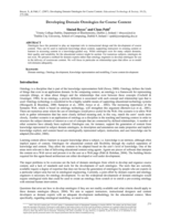 Developing domain ontologies for course content