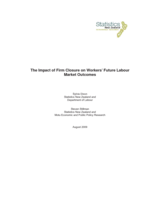 The impact of firm closure on workers' future labour market outcomes