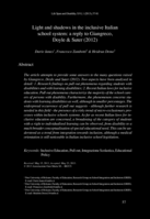 Lights and shadows in the inclusive Italian School System