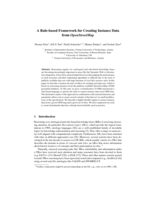 A Rule-based Framework for Creating Instance Data from OpenStreetMap
