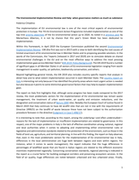 The Environmental Implementation Review and Italy: when governance matters as much as substance