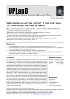 Green cities for a better future? – A case study from an alpine region: the Town of Trento