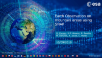 Earth Observation on mountain areas using SNAP