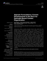 Alginate Formulations: Current Developments in the Race for Hydrogel-Based Cardiac Regeneration