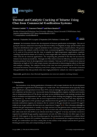 Thermal and Catalytic Cracking of Toluene Using Char from Commercial Gasification Systems