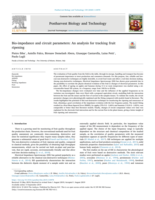 Bio-impedance and circuit parameters: An analysis for tracking fruit ripening