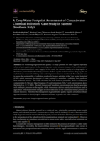 A Grey Water Footprint Assessment of Groundwater Chemical Pollution: Case Study in Salento (Southern Italy)