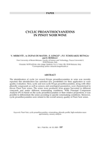 Cyclic proanthocyanidins in Pinot noir wine