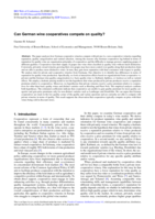 Can German Wine Cooperatives Compete on Quality?