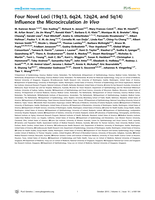 Four novel Loci (19q13, 6q24, 12q24, and 5q14) influence the microcirculation in vivo