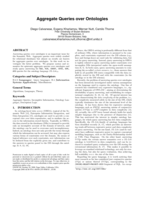 Aggregate Queries over Ontologies