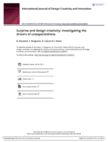 Surprise and design creativity: investigating the drivers of unexpectedness