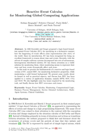 Reactive event calculus for monitoring global computing applications