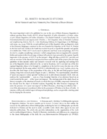 Rheto-Romance Studies: Year 2012