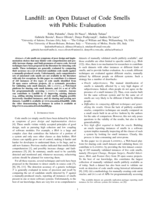 Landfill: An Open Dataset of Code Smells with Public Evaluation