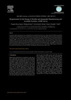 Requirements for the Design of flexible and changeable manufacturing and Assembly Systems: a SME-survey